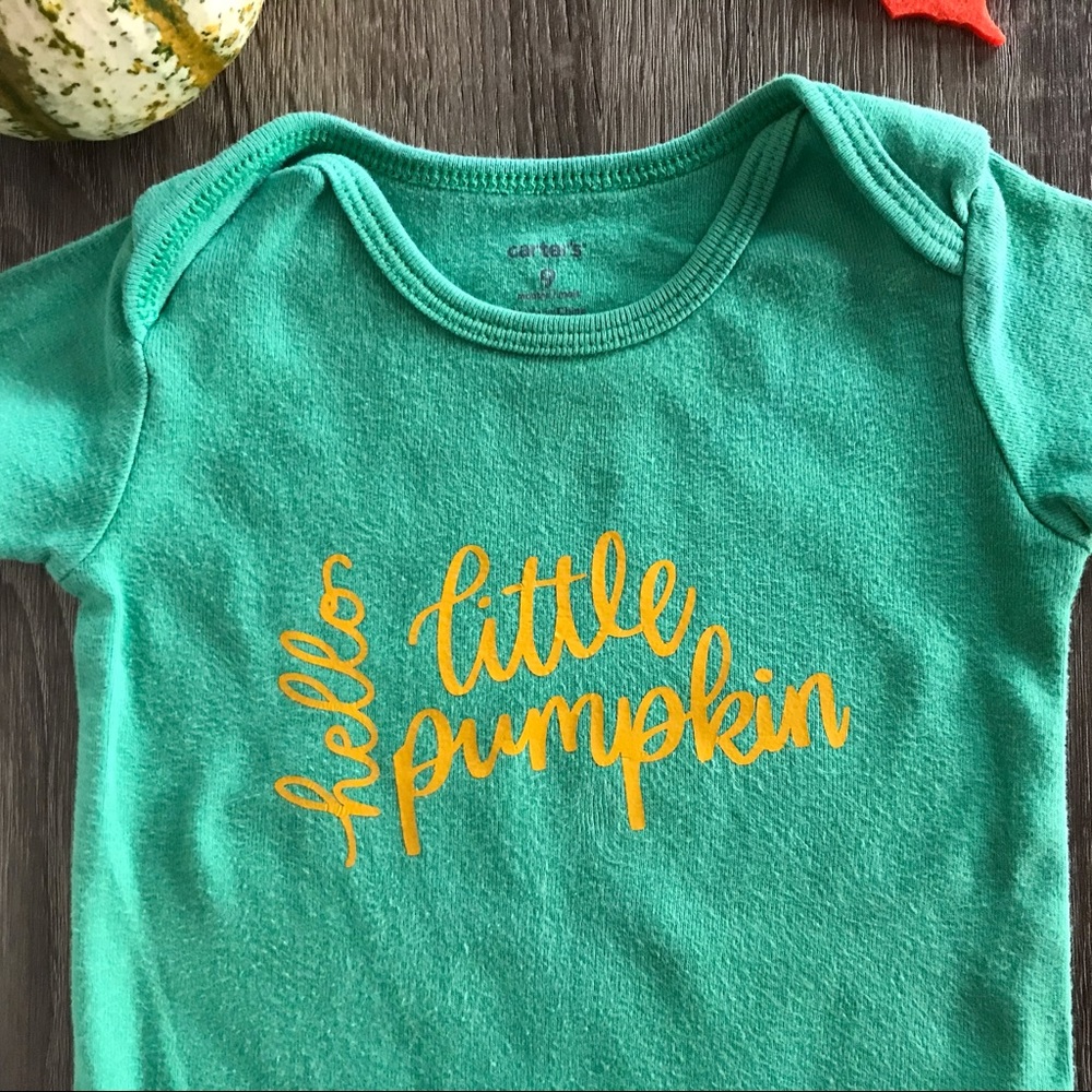 Carter’s “Hello Little Pumpkin” Onesie - 9mo.